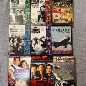 DVD Collection Set of 9 DVDs